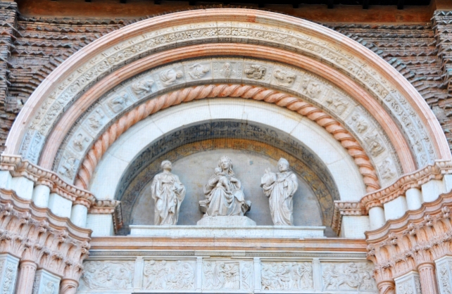 J. della Quercia: S. Ambrogio, Madonna, S. Petronio
