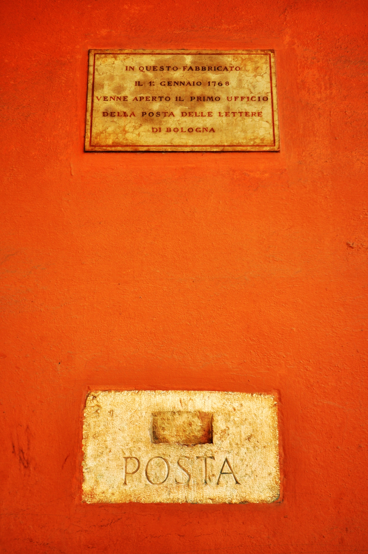 Il primo ufficio postale di Bologna